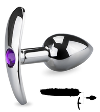 Laden Sie das Bild in den Galerie-Viewer, Katzenschwanz-Plug mit Katzenohren-Haarreif