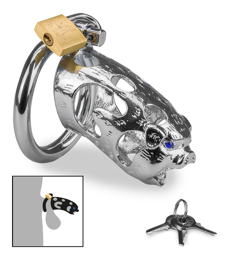 Keuschheitsgürtel mit chinesischem Sternzeichen Schwein