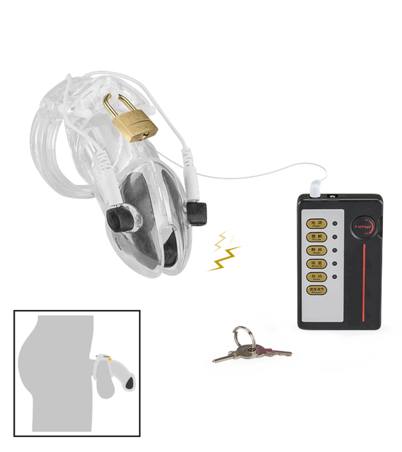 Keuschheitsgürtel mit Elektrostimulation