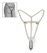 Laden Sie das Bild in den Galerie-Viewer, Keuschheitsstring für Frauen Restrained