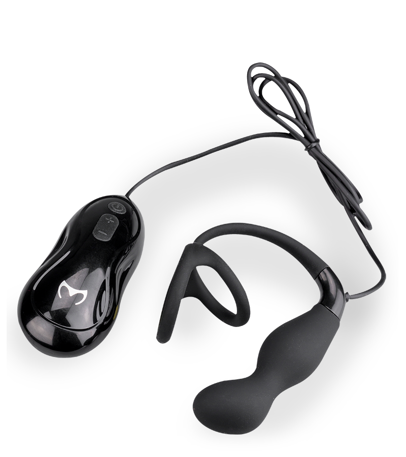 Kleiner Prostata-Stimulator mit Doppel-Cockring Remember