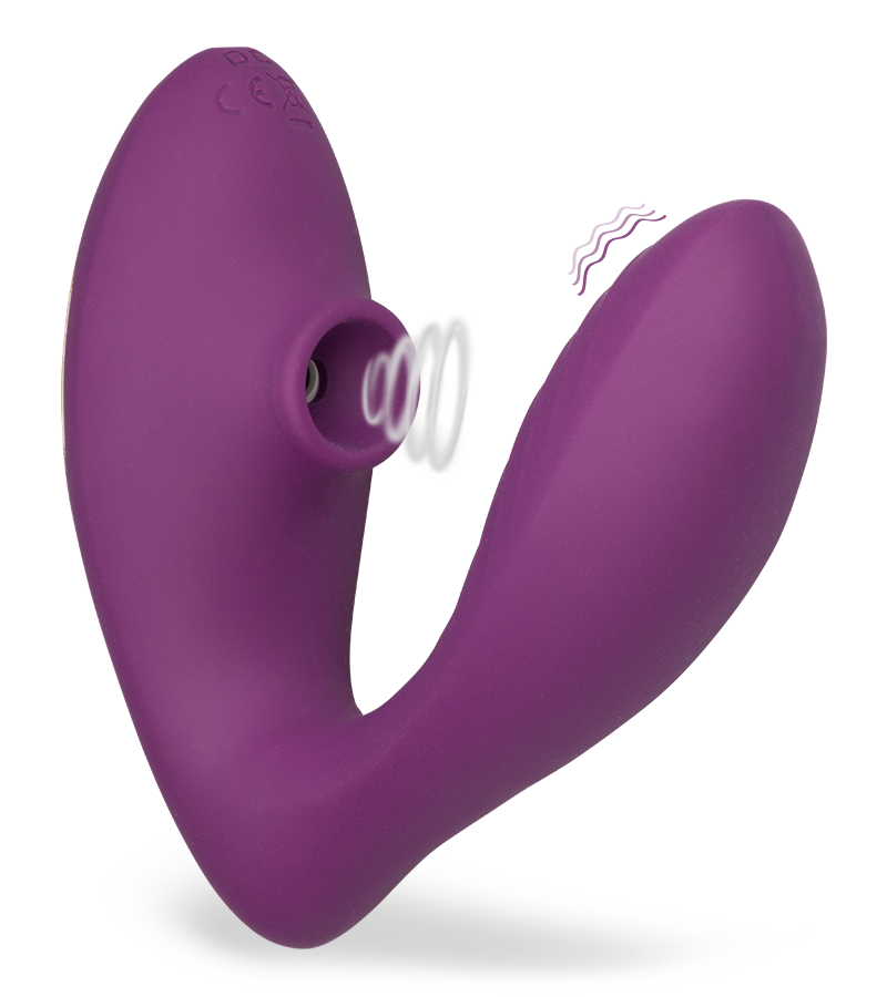 Klitorisstimulator mit Druckwellen und Vibration Darling