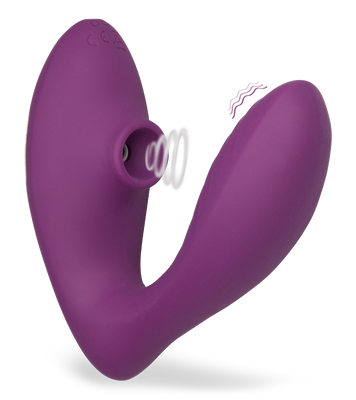 Klitorisstimulator mit Druckwellen und Vibration Darling