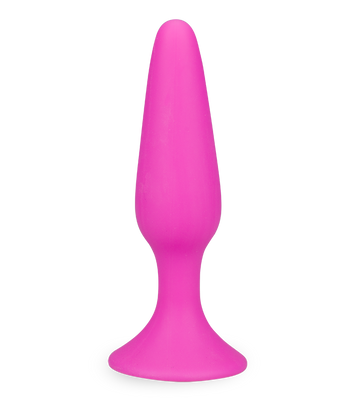 Konischer Buttplug mit Saugfuß