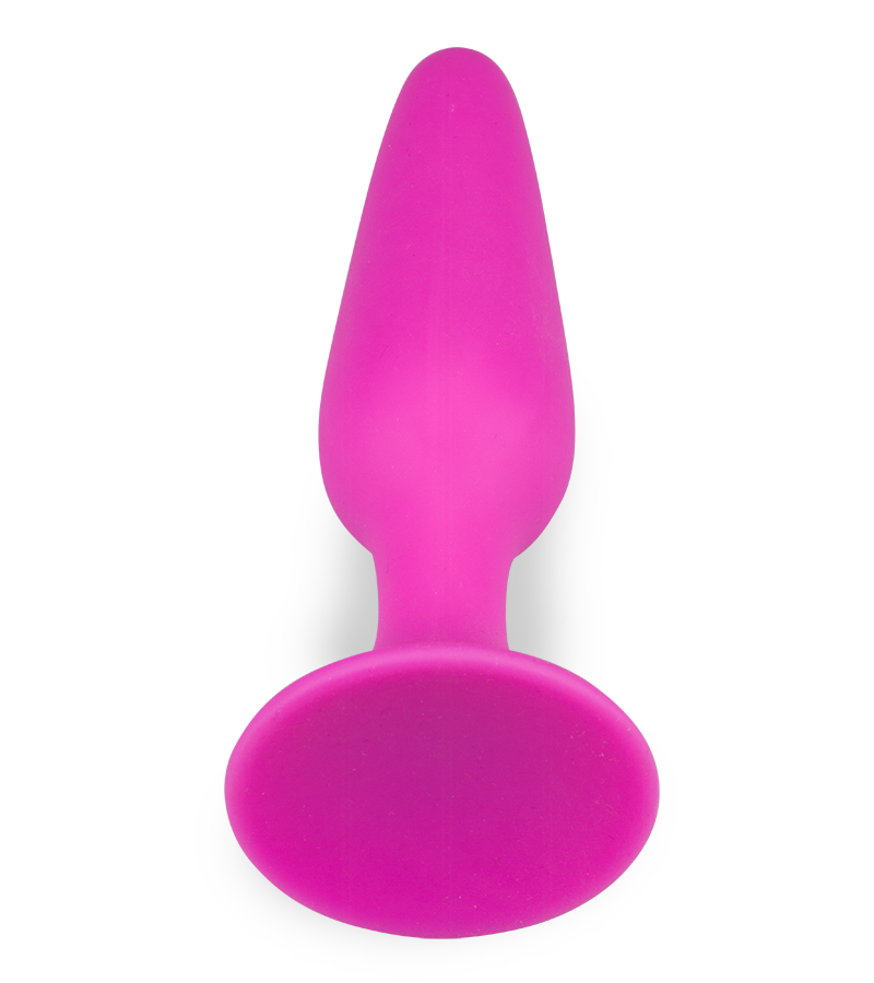 Konischer Buttplug mit Saugfuß