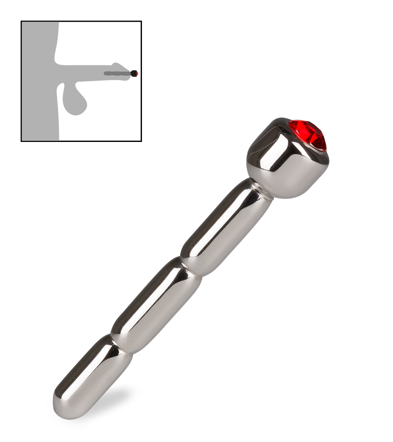 Kurzer Harnröhrendehner mit Strassstein