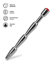 Laden Sie das Bild in den Galerie-Viewer, Langer Dilator mit Strassstein