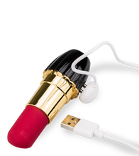 Laden Sie das Bild in den Galerie-Viewer, Lipstick Minivibrator mit USB und 8 Modi