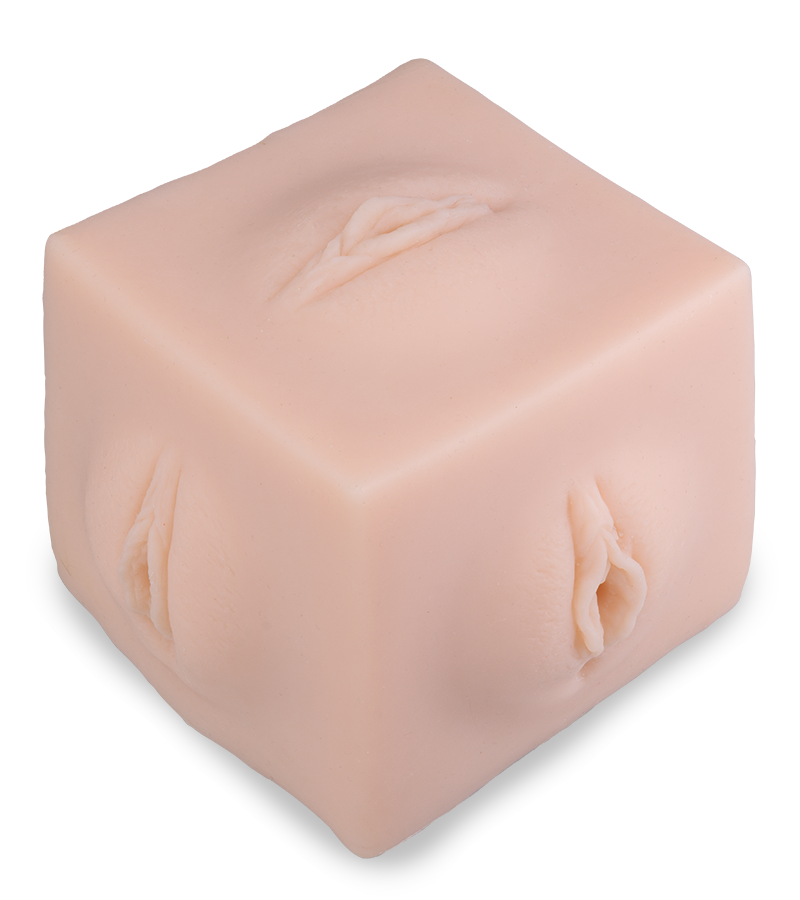 Masturbator in Würfel-Form mit 5 Öffnungen Precious