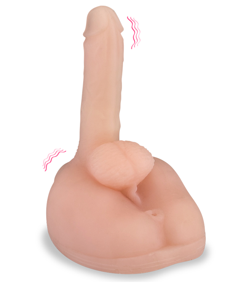 Masturbator mit Vagina, Anus und Dildo