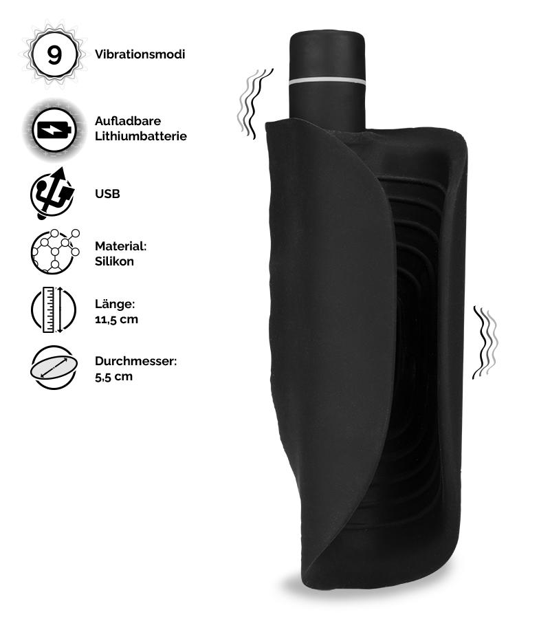 Masturbator mit Vibration Cocoon