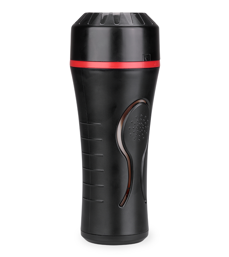 Masturbator mit Vibration und manuell regulierbarem Druck OMG