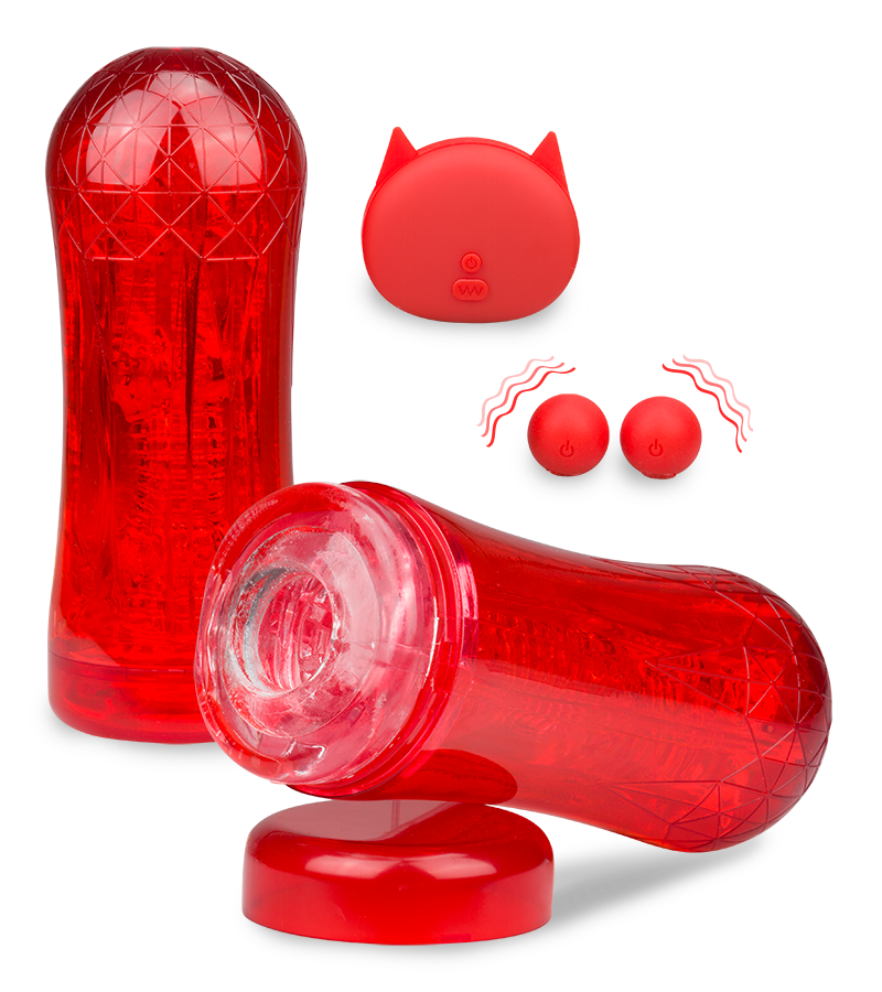 Masturbator mit vibrierenden Kugeln Skylight