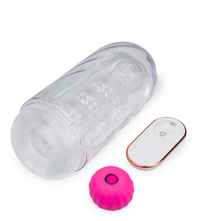 Masturbator mit Vibro-Bullet Overnight