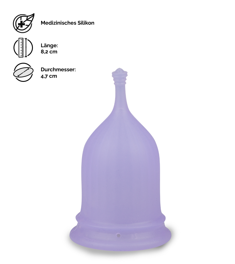 Menstruationstasse Poppycup 3 Größen