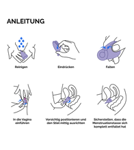 Laden Sie das Bild in den Galerie-Viewer, Menstruationstasse Poppycup 3 Größen