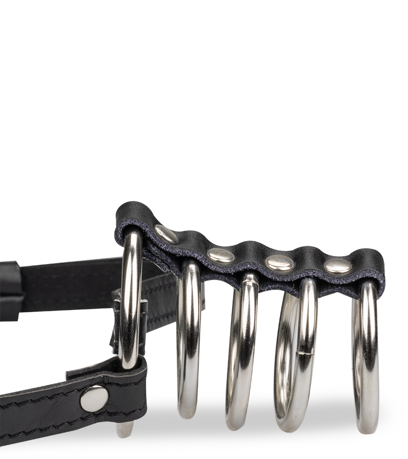 Metall-Peniskäfig mit Taillenriemen