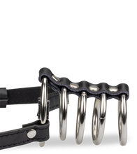 Laden Sie das Bild in den Galerie-Viewer, Metall-Peniskäfig mit Taillenriemen