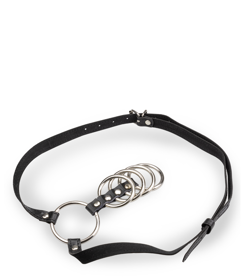 Metall-Peniskäfig mit Taillenriemen