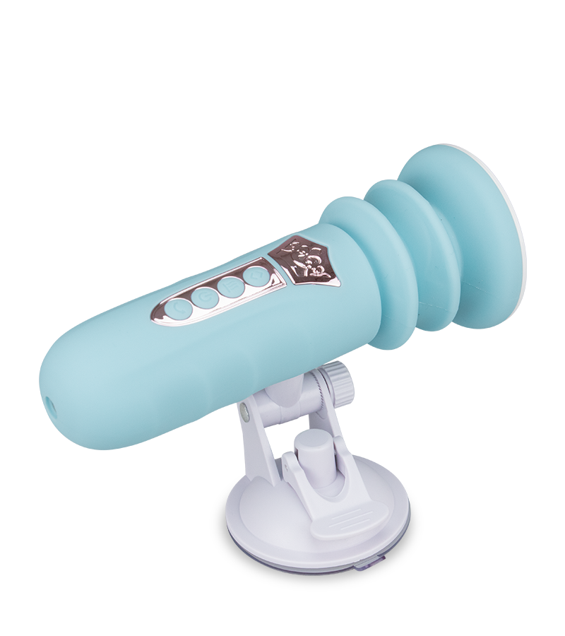 Mini-Sexmaschine mit Saugnapfdildo