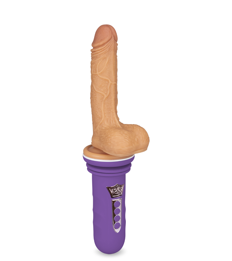 Mini-Sexmaschine mit Saugnapfdildo