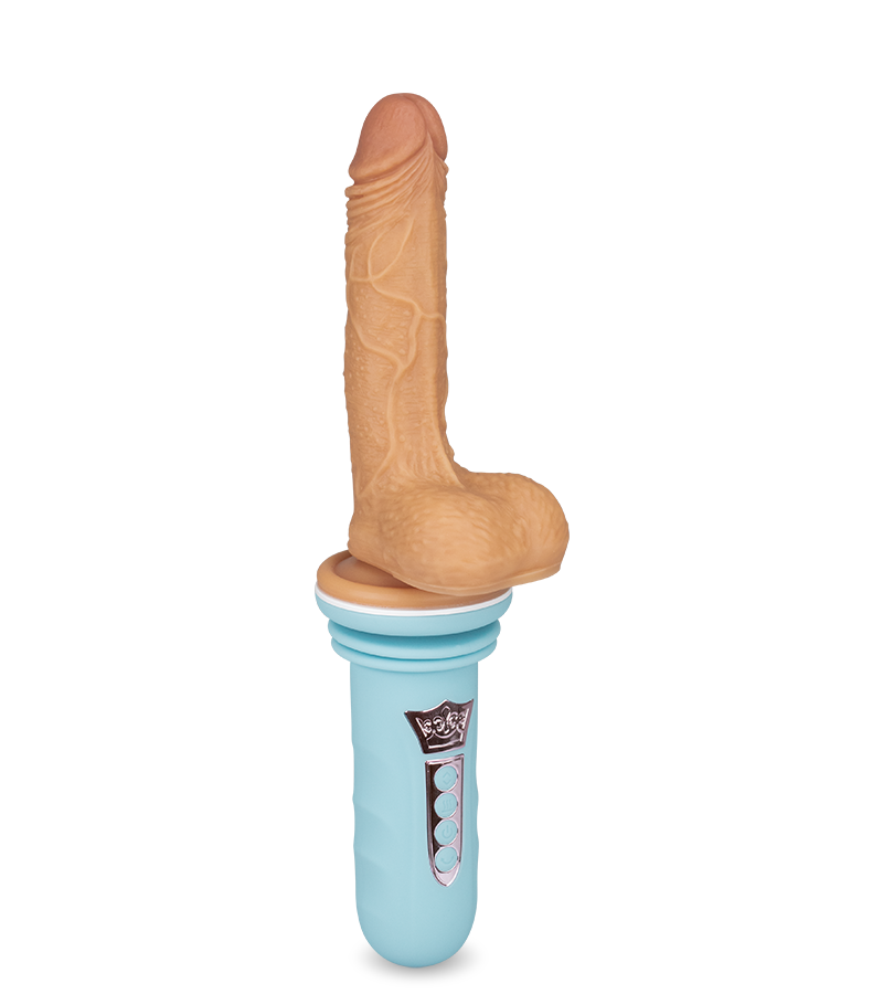 Mini-Sexmaschine mit Saugnapfdildo