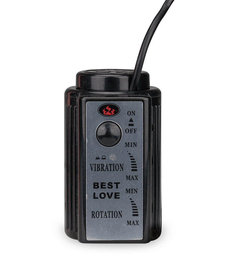 Naturdildo mit Rotations- und Vibrationsfunktion