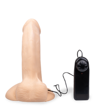 Laden Sie das Bild in den Galerie-Viewer, Naturdildo mit XL-Durchmesser und Vibration