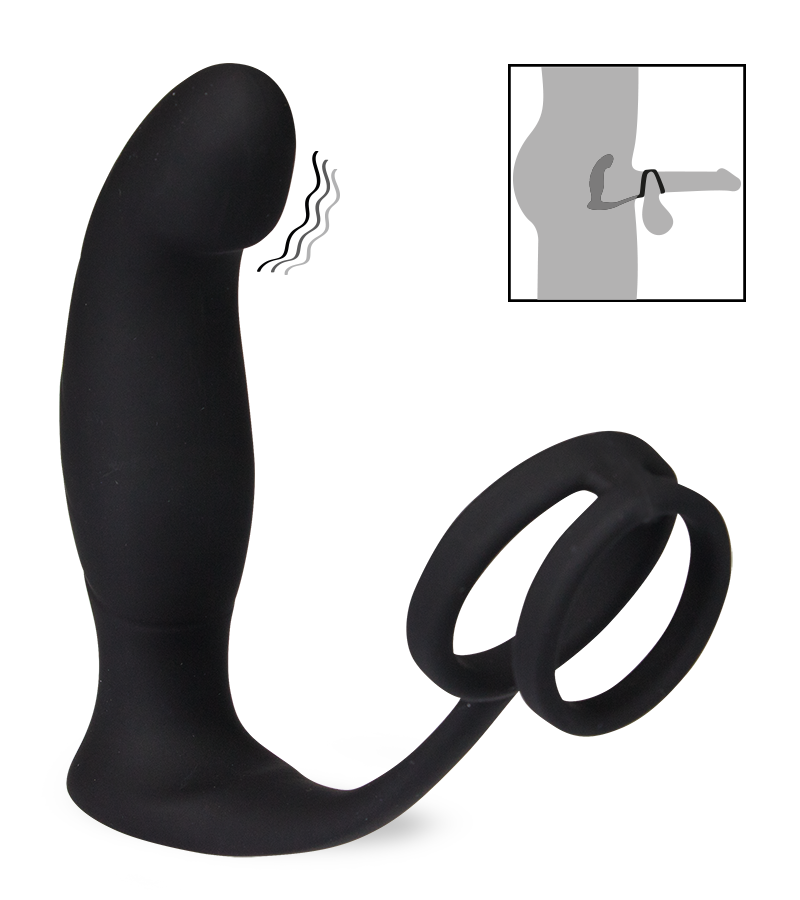 P-Punkt-Vibrator mit Doppel-Cockring Wandering