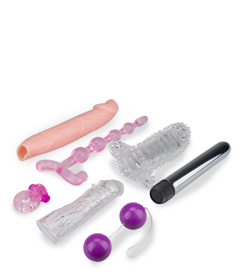 Partnertoy-Set mit 7 Sextoys