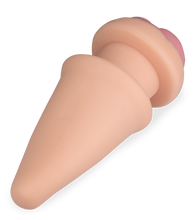 Laden Sie das Bild in den Galerie-Viewer, Penetrierbarer Analplug mit Anus-Öffnung