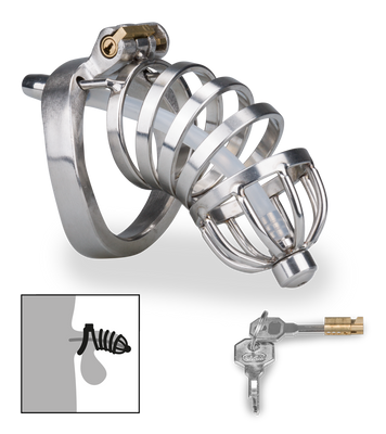 Penis-Käfig mit Harnröhrensonde Verdict