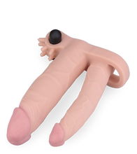 Laden Sie das Bild in den Galerie-Viewer, Penishülle mit Analdildo und Kitzlervibrator