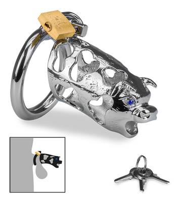 Peniskäfig im Design der chinesischen Astrologie Büffel