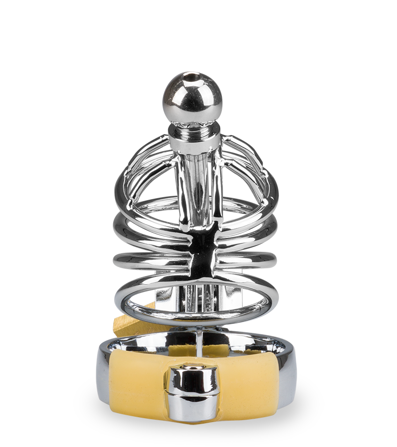 Peniskäfig mit Harnröhrenplug Alcatraz