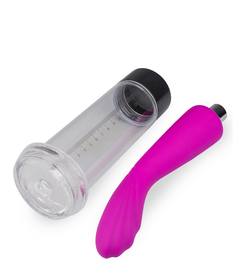 Penispumpe und Vibrator mit 7 Modi