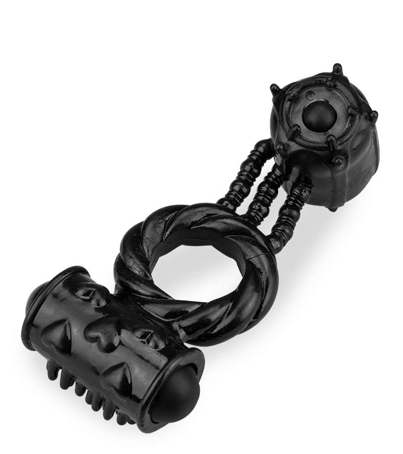 Penisring mit 2 Vibro-Bullets