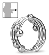 Laden Sie das Bild in den Galerie-Viewer, Penisring mit 8 Kugeln Altar