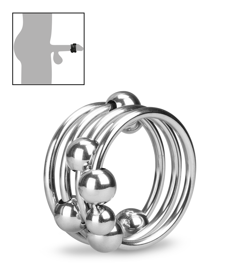 Penisring mit 8 Kugeln Altar