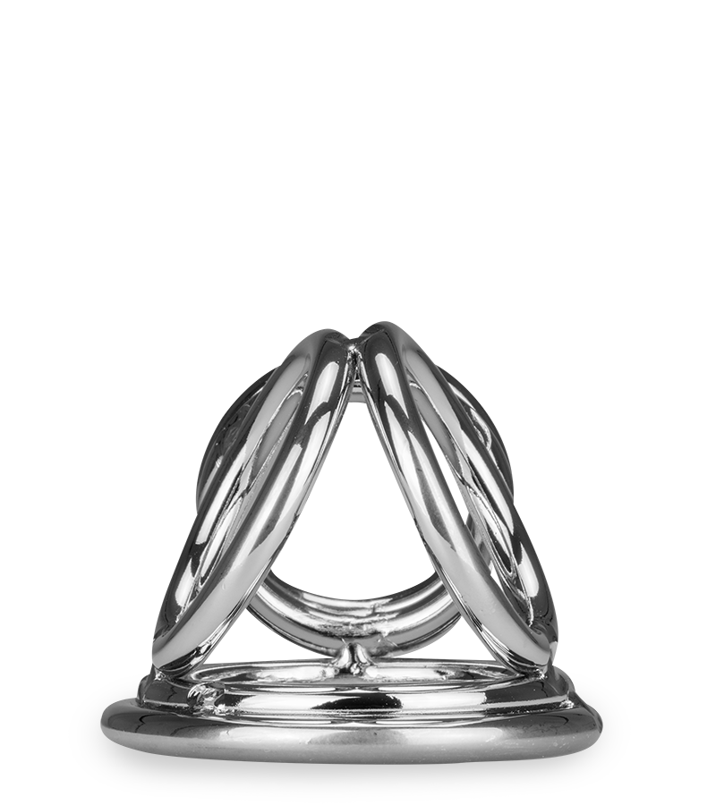 Penisring mit Hodenteiler aus Edelstahl Bondy