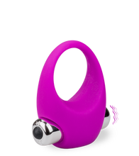 Laden Sie das Bild in den Galerie-Viewer, Penisring mit Vibration aus medizinischem Silikon Flirt