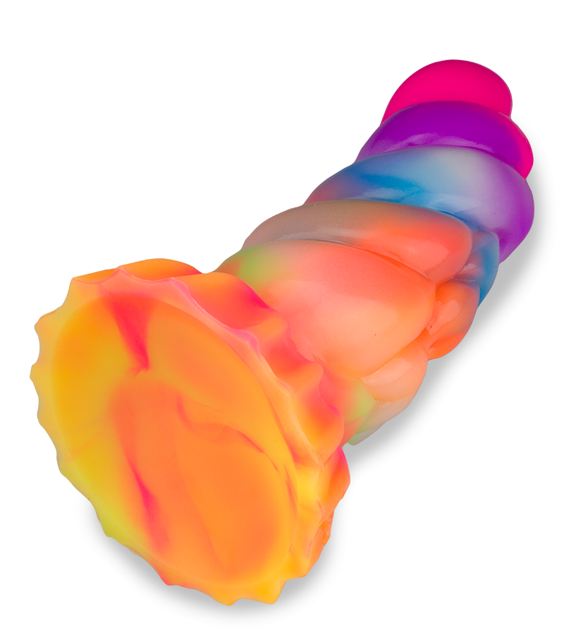 Phosphoreszierender Alien-Dildo mit Saugnapf Maltor