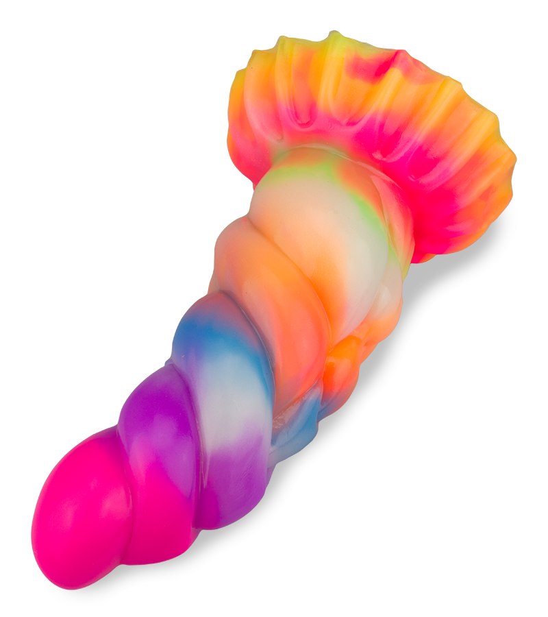 Phosphoreszierender Alien-Dildo mit Saugnapf Maltor