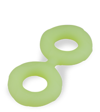 Laden Sie das Bild in den Galerie-Viewer, Phosphoreszierender Doppel-Cockring aus Silikon Sloom