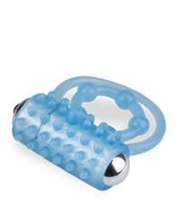 Laden Sie das Bild in den Galerie-Viewer, Phosphoreszierender Doppel-Cockring mit Vibration Lumino