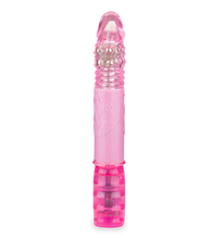 Laden Sie das Bild in den Galerie-Viewer, Pinker XL-Rabbit-Vibrator Butterfly mit Stoßfunktion