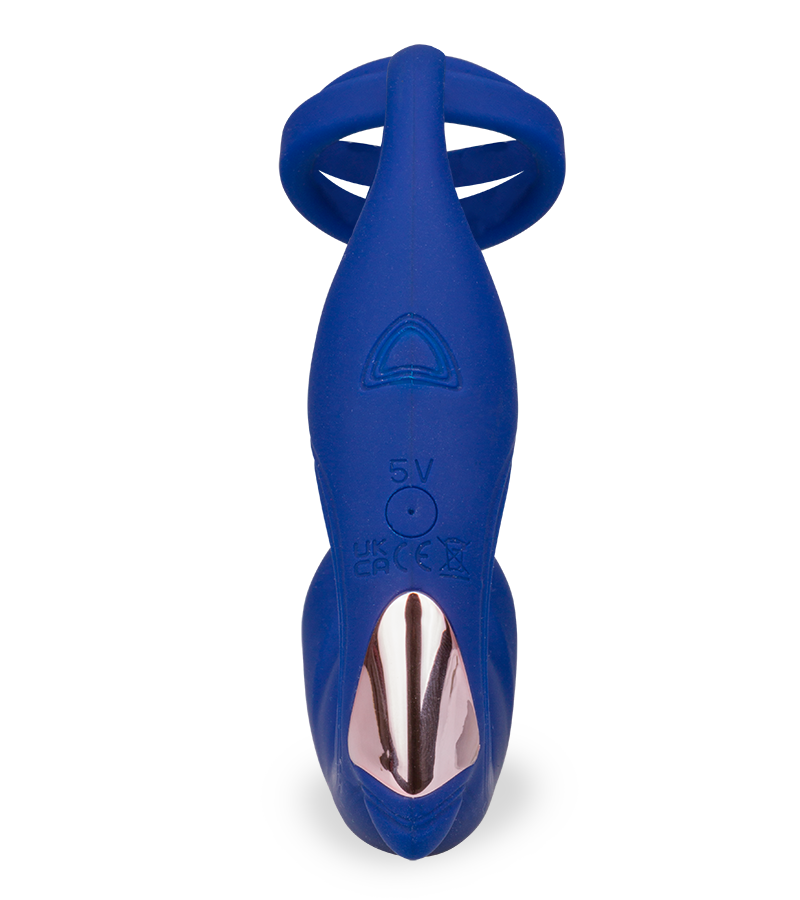 Prostata-Massagegerät mit Doppel-Cockring Fury