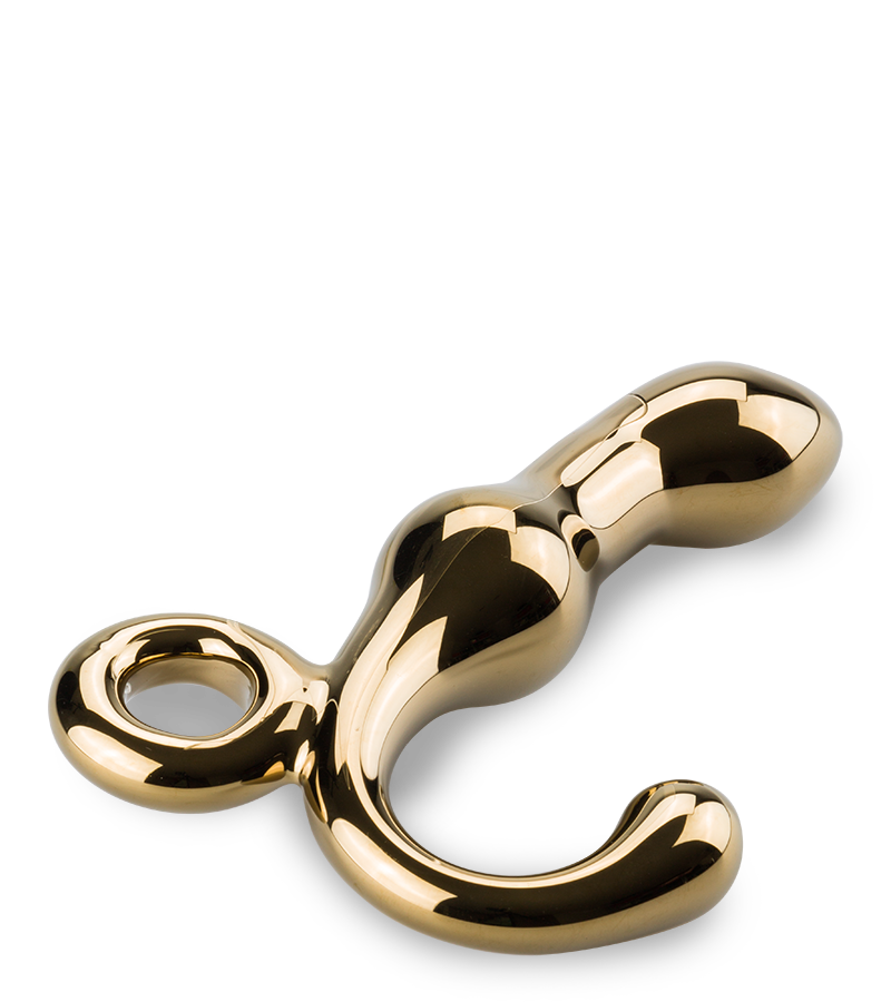Prostataplug aus Glas Gold Master