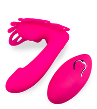 Laden Sie das Bild in den Galerie-Viewer, Pulsierende und vibrierende Vibrating Panty für Klitoris und G-Punkt