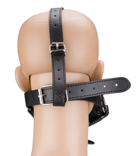 Laden Sie das Bild in den Galerie-Viewer, Puppy-Play-Kopfgeschirr mit Knebel aus Silikon 12,3 cm